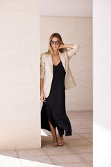 BLAZER BORADADA CRUDO