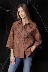 CHAQUETON CORTO JACQUARD