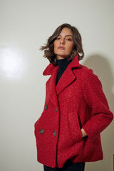CHAQUETON MARINERO ROJO lol