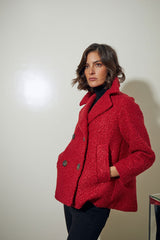 CHAQUETON MARINERO ROJO lol