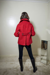 CHAQUETON MARINERO ROJO lol