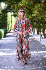 VESTIDO KIMONO HILO ÉTNICO