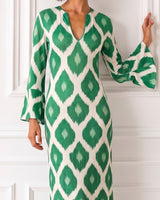 KAFTAN PICO IKAT VERDE