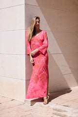 KAFTAN ESCOTE MEXI SOLES