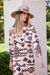 KAFTAN ESCOTE MEXI TOSTADOS