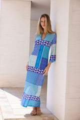 KAFTAN ESCOTE PICO AZULES