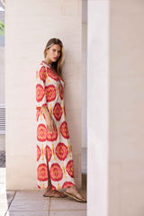 KAFTAN TIRILLA BLANCO Y ROJO