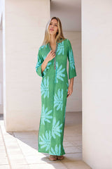 KAFTAN TIRILLA VERDE TURQUESA