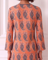 KAFTAN ENTALLADO PICO CAASHMERE