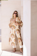 LEVITA KAFTAN BORDADA MARRON