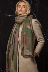 PASHMINA ESTAMPADA VERDE