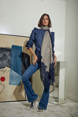 PHASMINAS ENCAJE BEIG-NEGRO