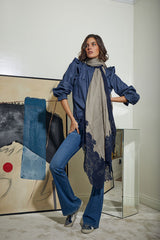 PHASMINAS ENCAJE BEIG-NEGRO