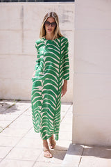 VESTIDO CAJA MANGA LARGA