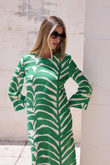 VESTIDO CAJA MANGA LARGA