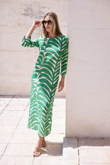 VESTIDO CAJA MANGA LARGA