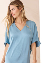 VESTIDO FIESTA KAFTAN AZUL