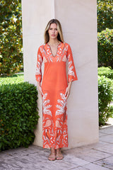 VESTIDO HILO RECTO PALMERAS