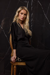 VESTIDO LARGO FIESTA NEGRO
