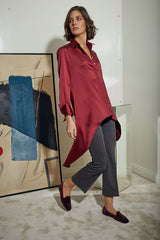 ZAPATON SLEPER GRANATE