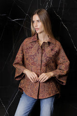 CHAQUETON CORTO JACQUARD