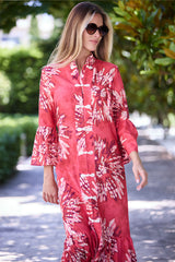 VESTIDO KIMONO HILO MAGENTA