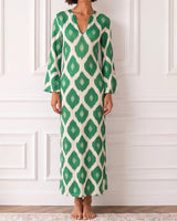 KAFTAN PICO IKAT VERDE