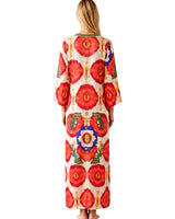 KAFTAN KENIA ROJO IKAT